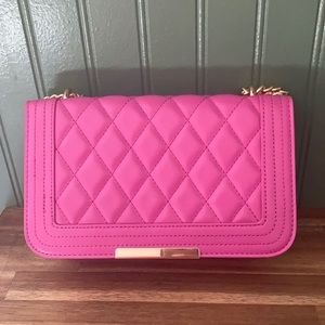 Quilted Pink Barbie style purse